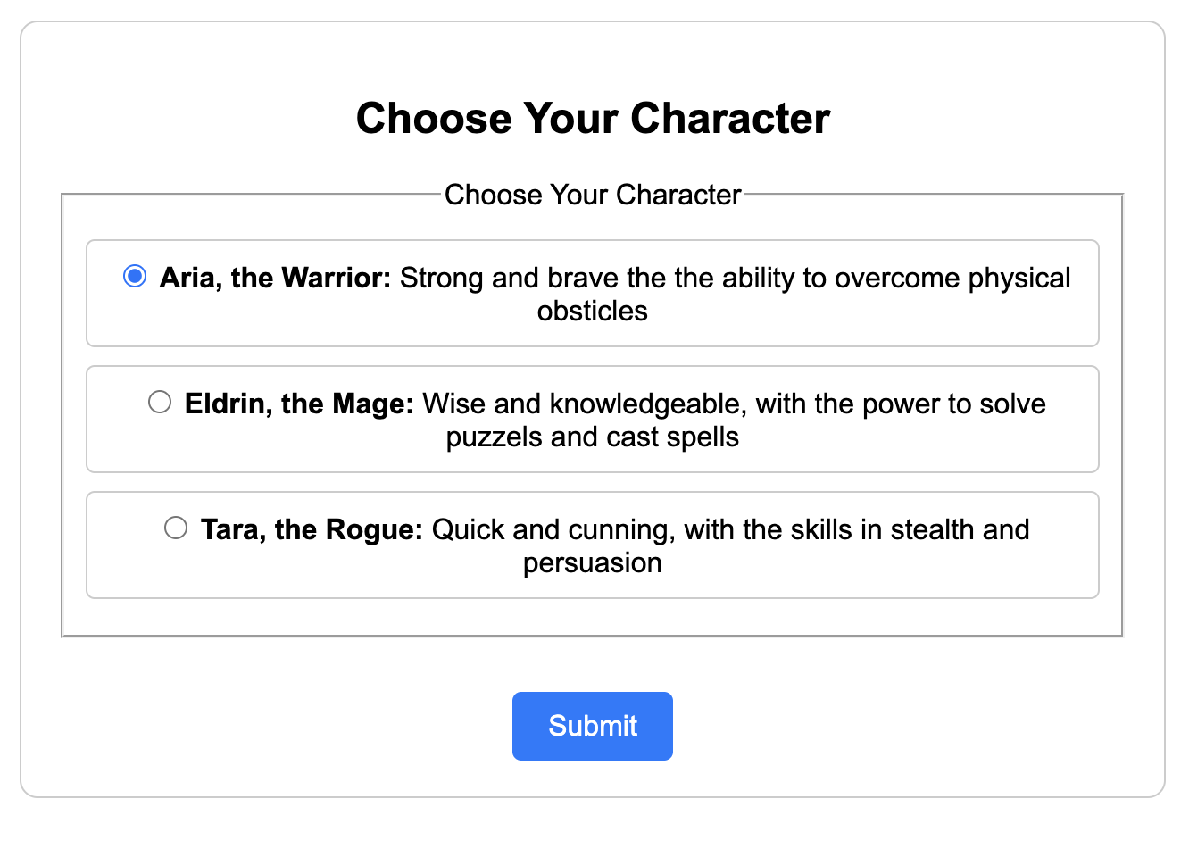HTML Game